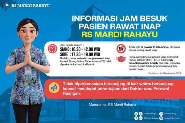 Flyer Informasi Info Jam Besuk RSMR